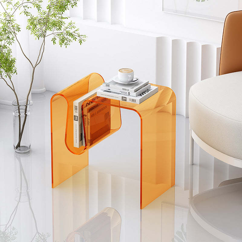 Art deco art geometric gray end & side tables, Lighom — Orange
