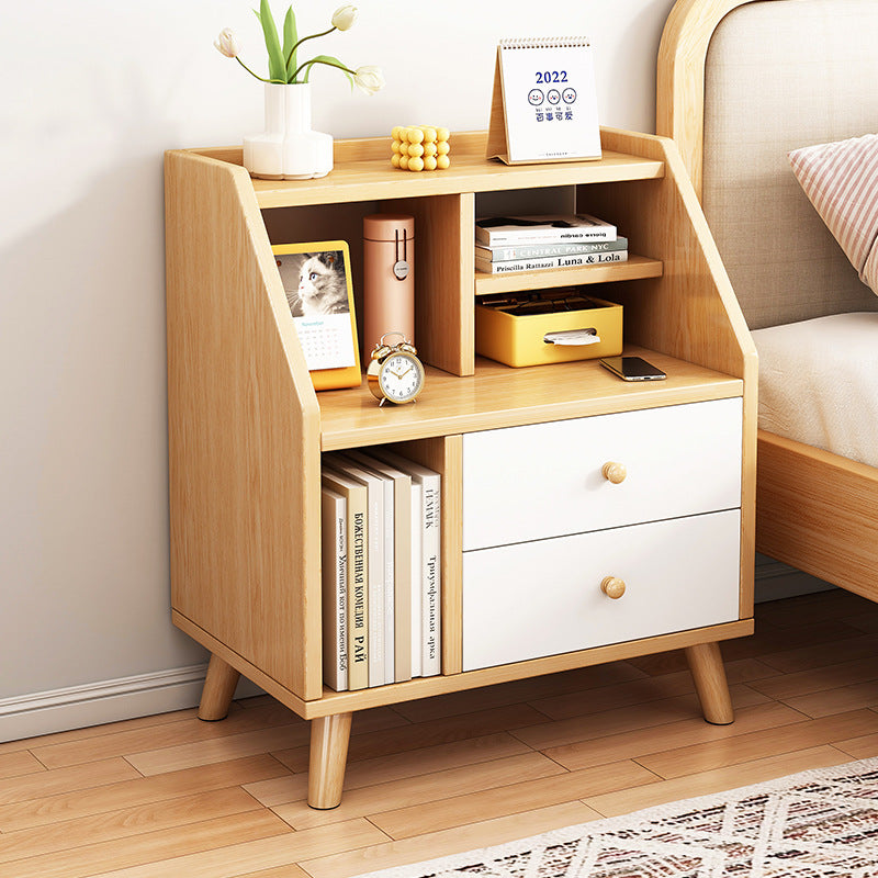 Contemporary 2-Drawer Nightstand