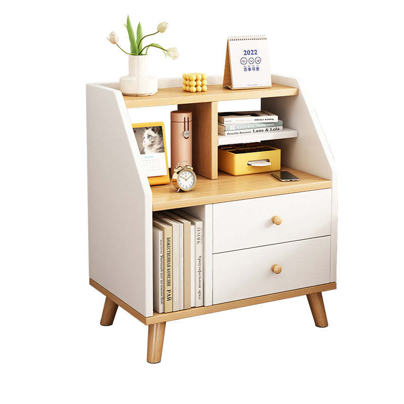 Contemporary 2-Drawer Nightstand