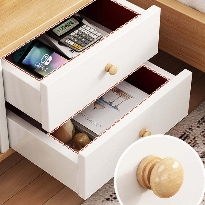 Contemporary 2-Drawer Nightstand