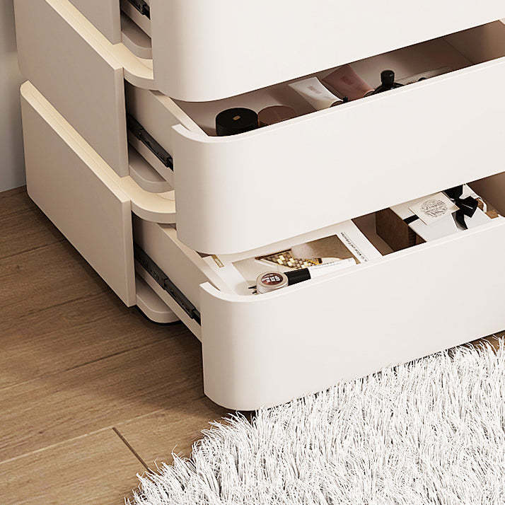 Minimalist Solid Wood Light Strip 3-Drawer Nightstand