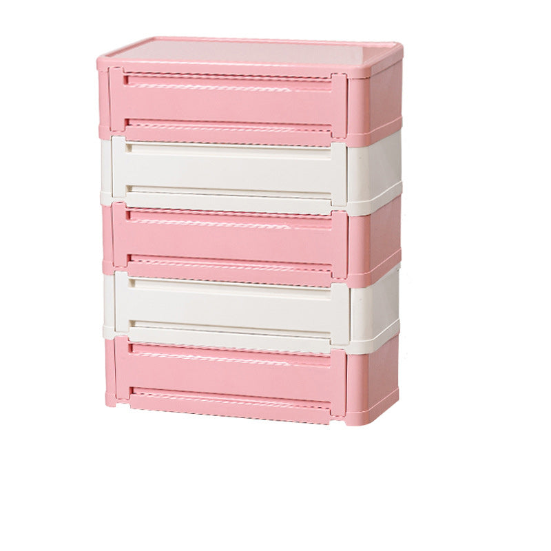 Nordic Cube Shoe Storage Cabinet — 5 / Green + White