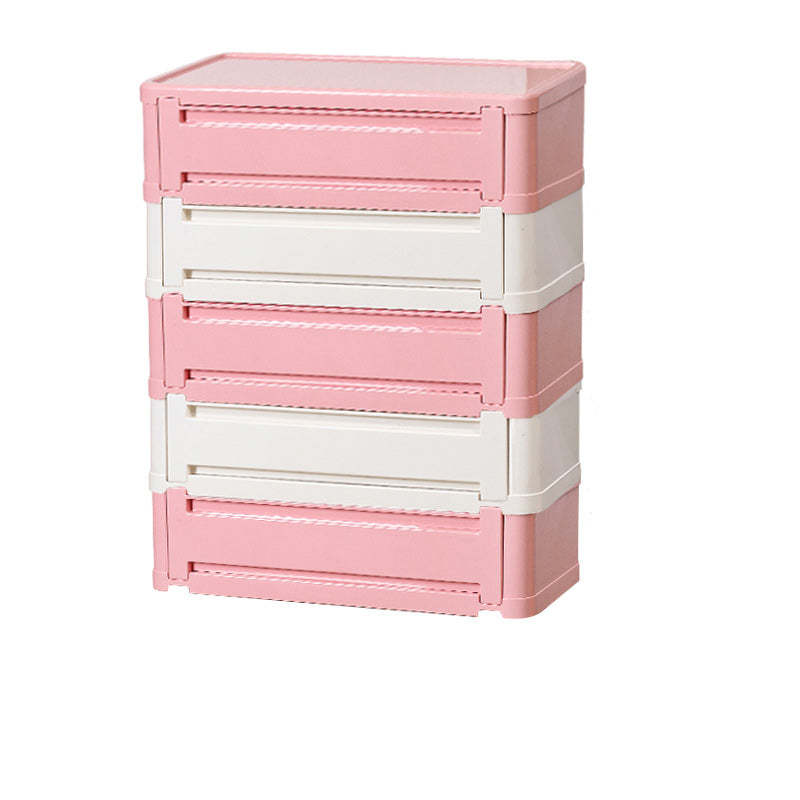 Nordic Cube Shoe Storage Cabinet — 5 / Green + White