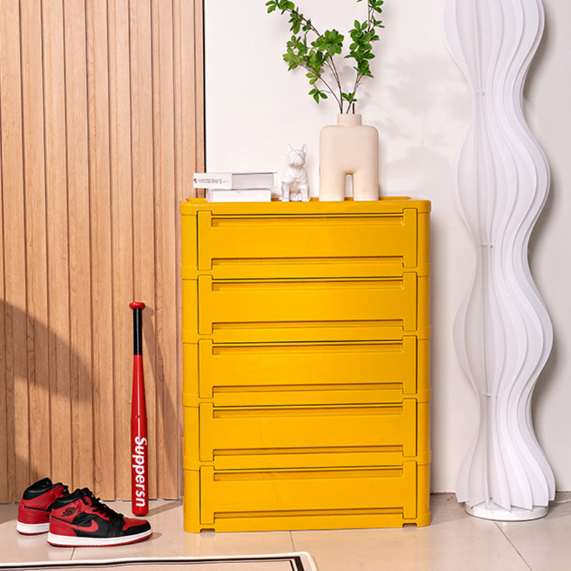 Nordic Cube Shoe Storage Cabinet — 2 / Green + White