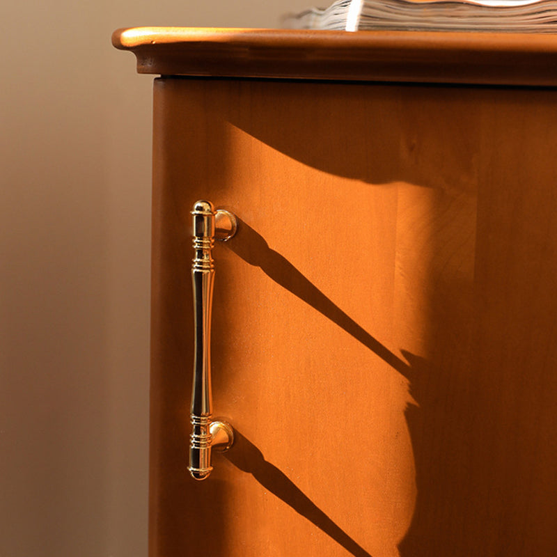 French Solid Wood Ash Nightstand