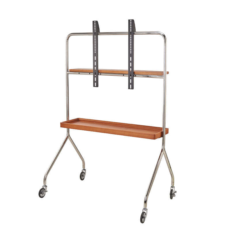 Retro Boxwood Stainless Steel 2-Tier Side Table