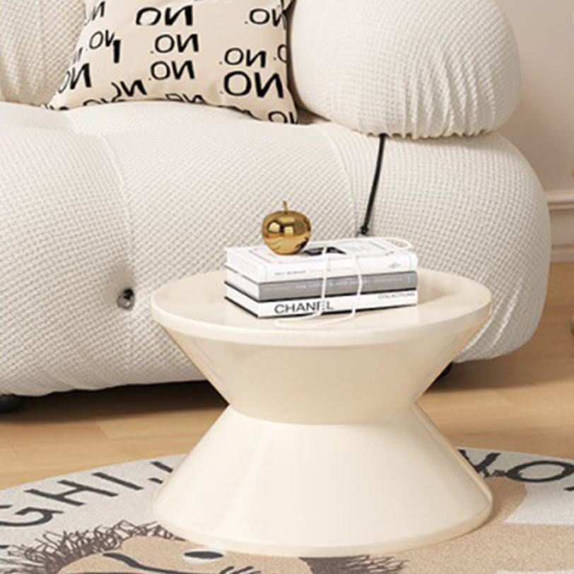 Nordic Trapezoidal Hourglass Side Table