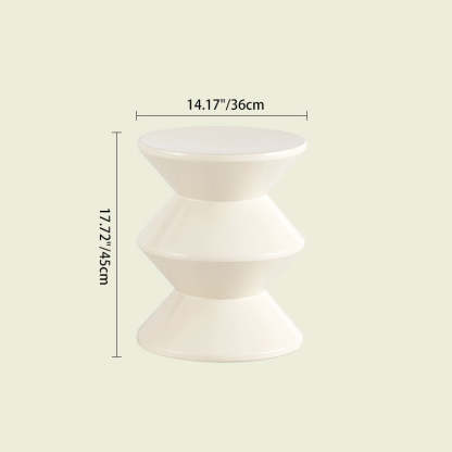 Nordic Trapezoidal Hourglass Side Table