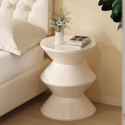 Nordic Trapezoidal Hourglass Side Table