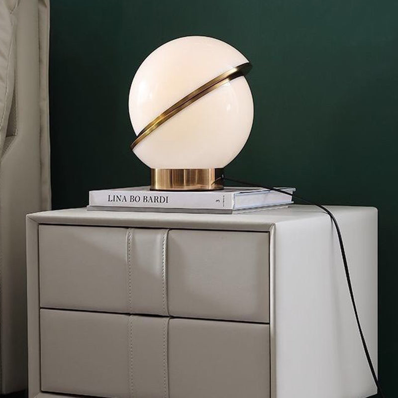 Scandinavian Wood Leather 2-Drawer Nightstand