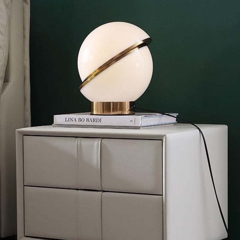 Scandinavian Wood Leather 2-Drawer Nightstand