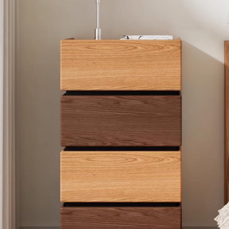 Japanese Solid Wood 1-Drawer Side Table