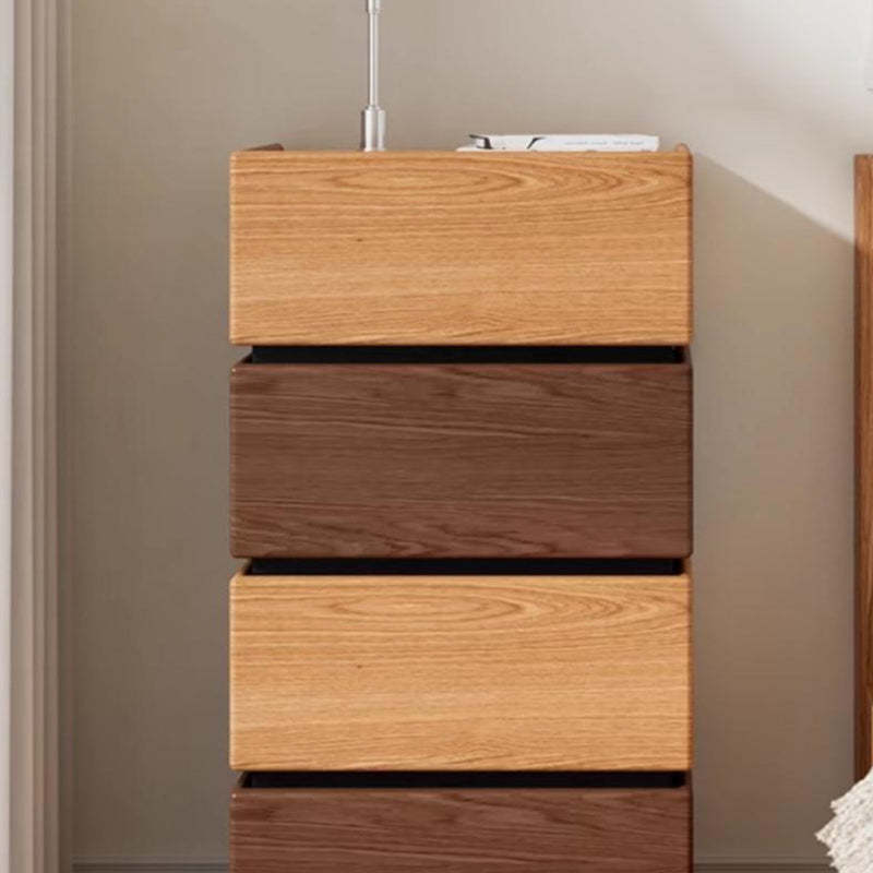 Japanese Solid Wood 1-Drawer Side Table