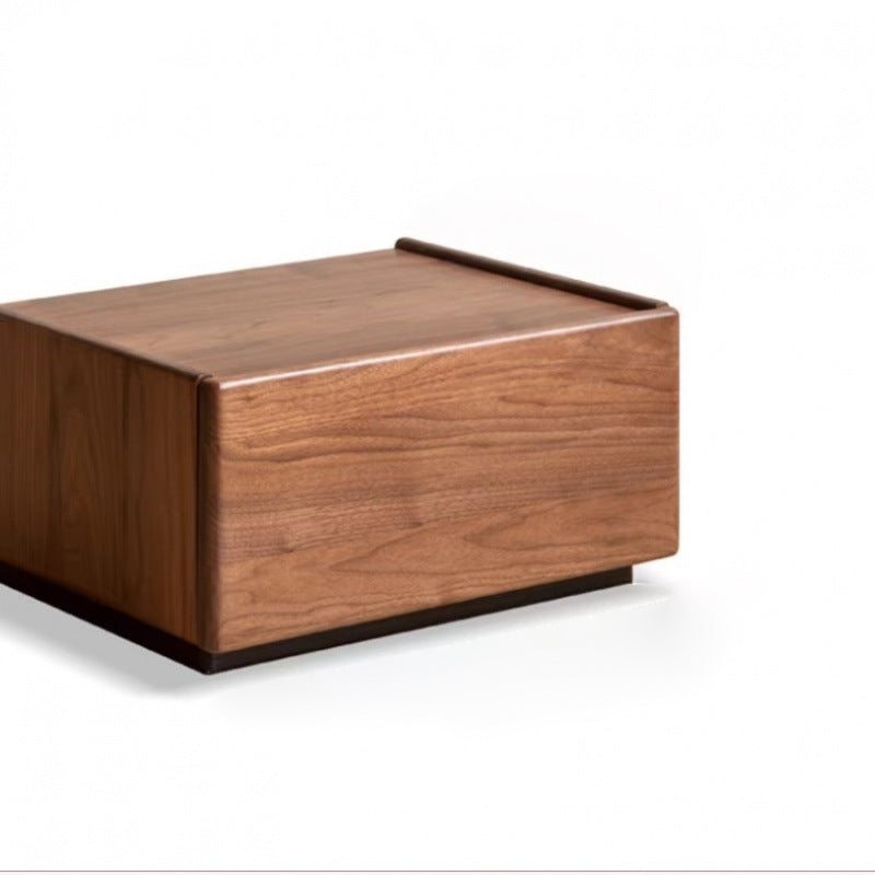Japanese Solid Wood 1-Drawer Side Table
