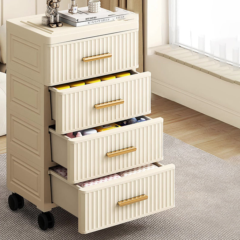 Nordic Cream 3/4/5-Drawer Side Table