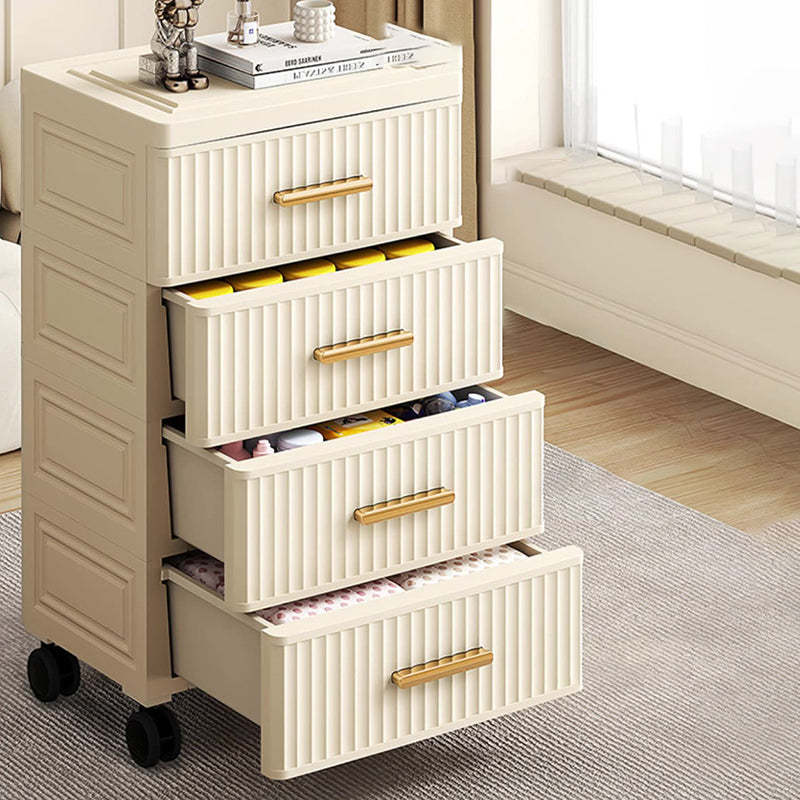 Nordic Cream 3/4/5-Drawer Side Table