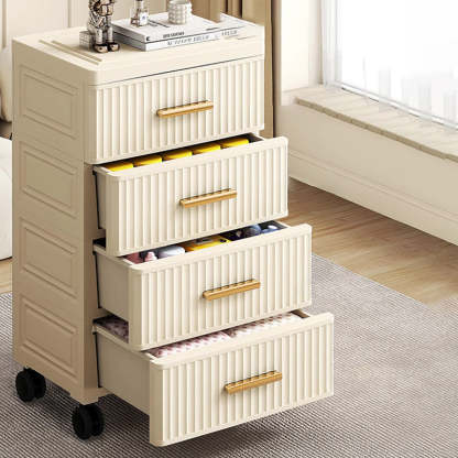 Nordic Cream 3/4/5-Drawer Side Table