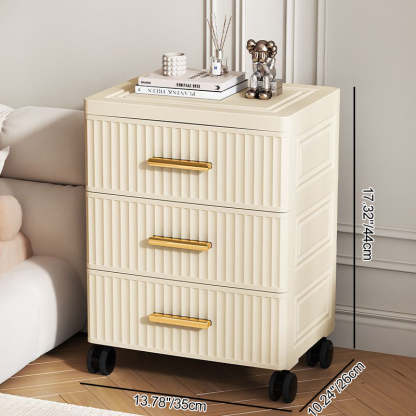 Nordic Cream 3/4/5-Drawer Side Table