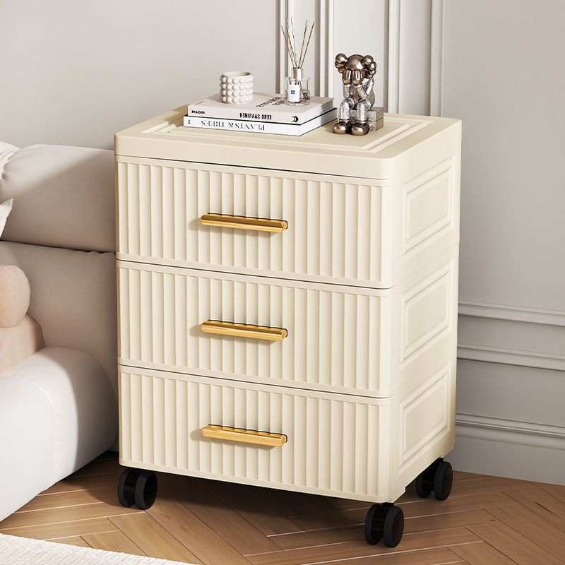 Nordic Cream 3/4/5-Drawer Side Table — 5