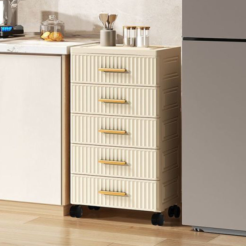 Nordic Cream 3/4/5-Drawer Side Table