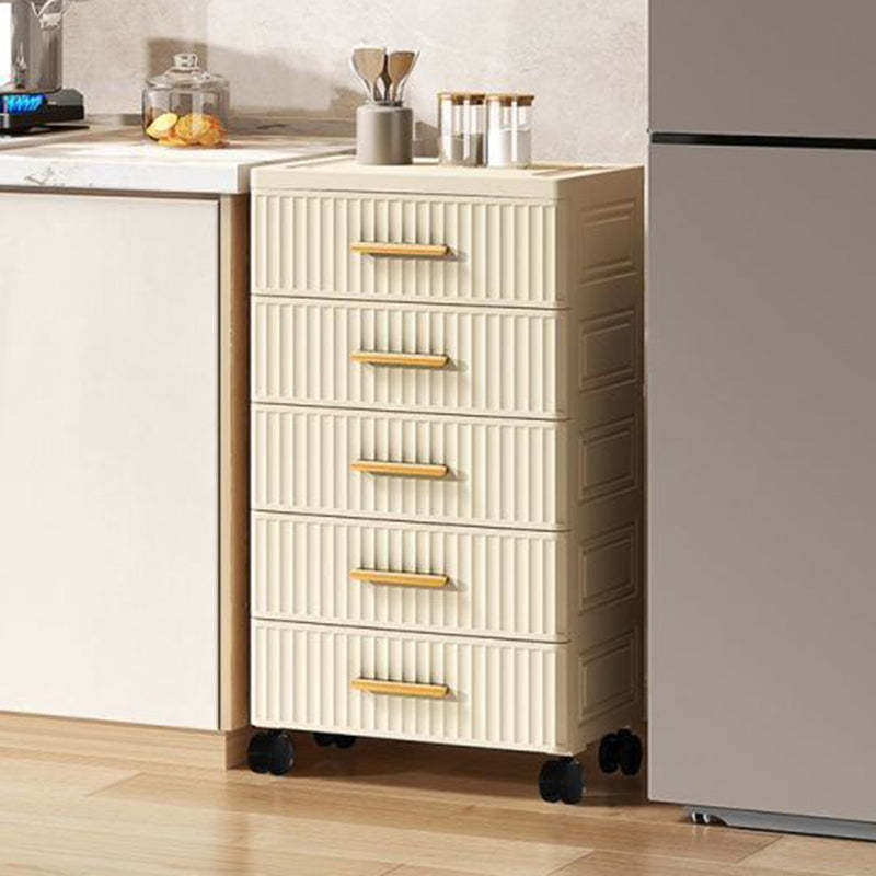 Nordic Cream 3/4/5-Drawer Side Table