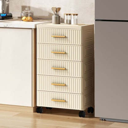 Nordic Cream 3/4/5-Drawer Side Table