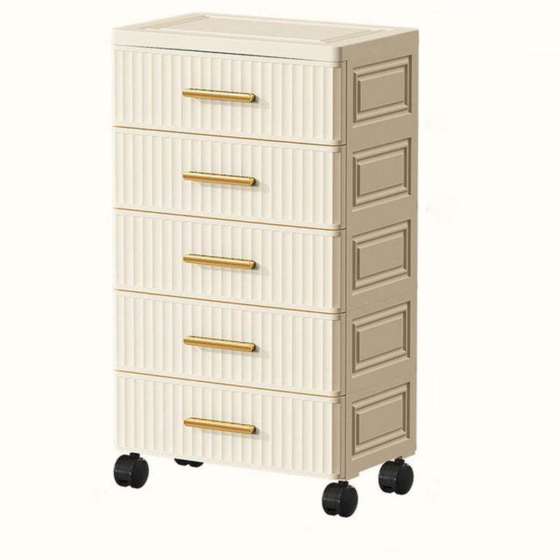 Nordic Cream 3/4/5-Drawer Side Table