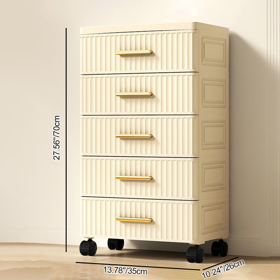 Nordic Cream 3/4/5-Drawer Side Table