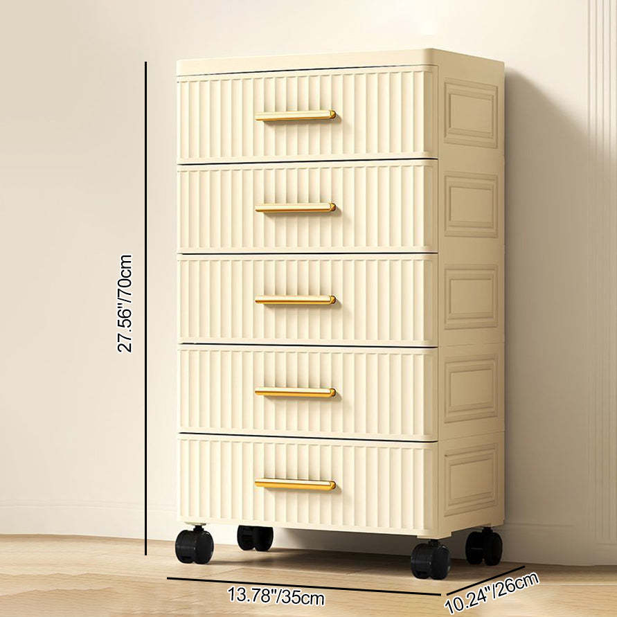 Nordic Cream 3/4/5-Drawer Side Table