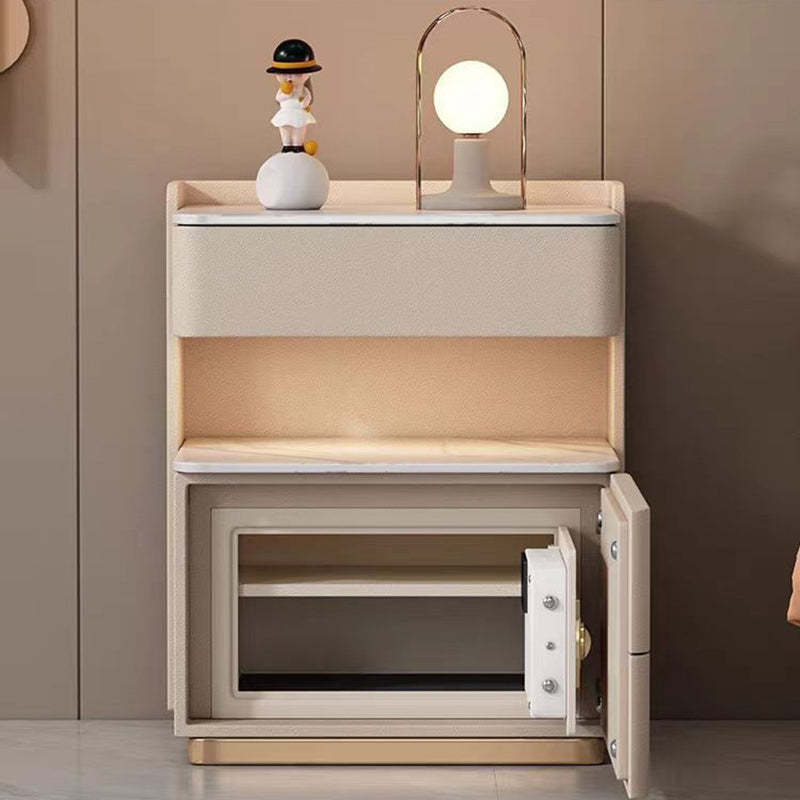 Nordic Solid Wood 3-Drawer Nightstand