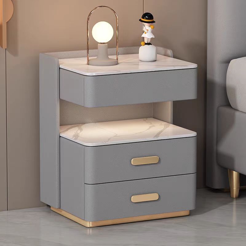 Nordic Solid Wood 3-Drawer Nightstand