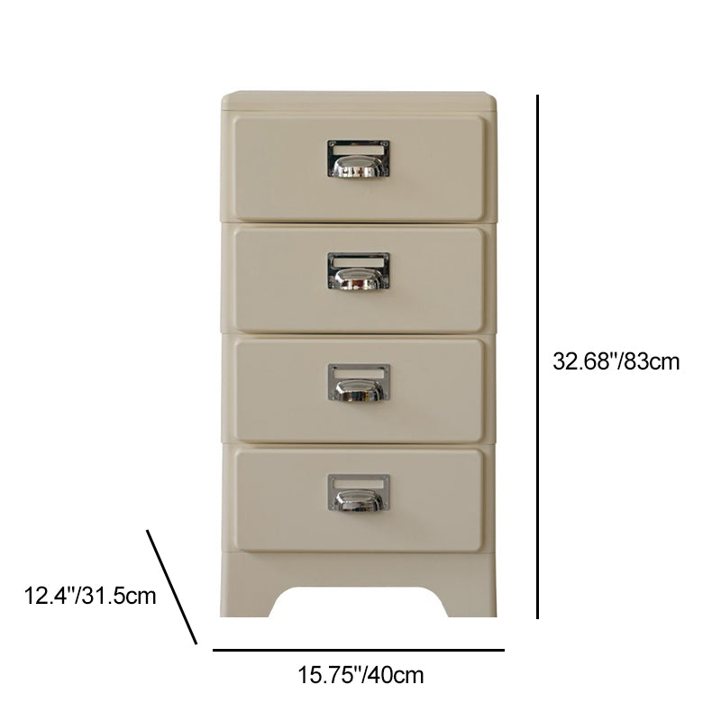 Japanese Macaron 2-5 Drawer Side Table — 3 / Sakura Pink