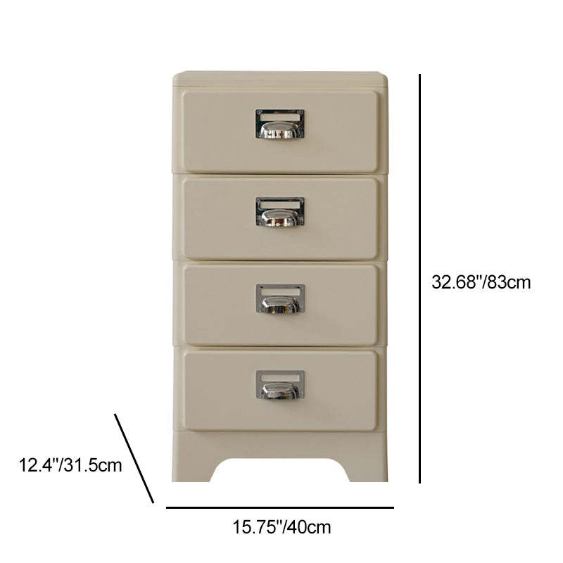 Japanese Macaron 2-5 Drawer Side Table — 3 / Sakura Pink