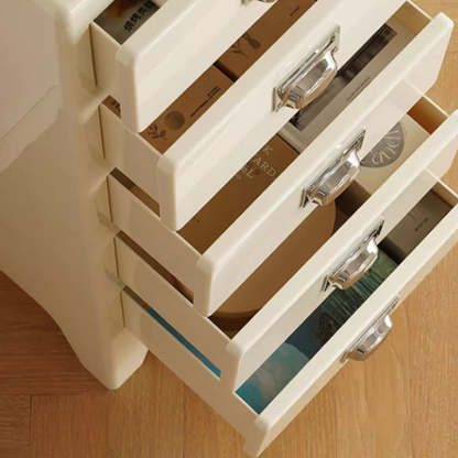 Japanese Macaron 2-5 Drawer Side Table — 4 / Matcha Green