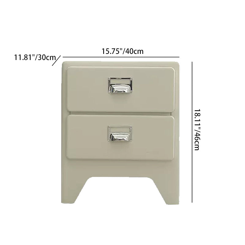 Japanese Macaron 2-5 Drawer Side Table — 2 / Orange