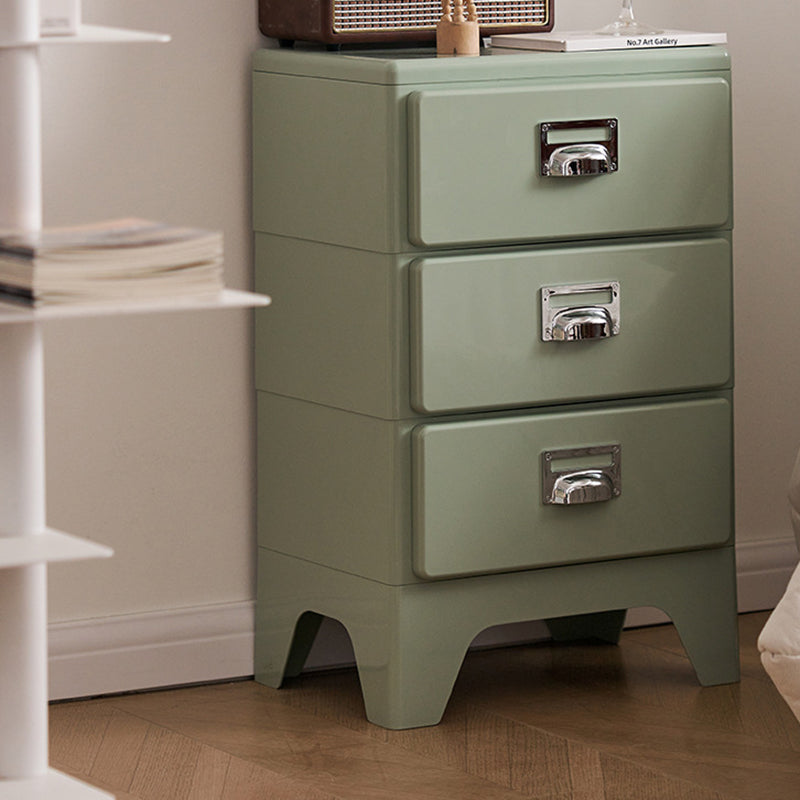 Japanese Macaron 2-5 Drawer Side Table — 5 / Matcha Green