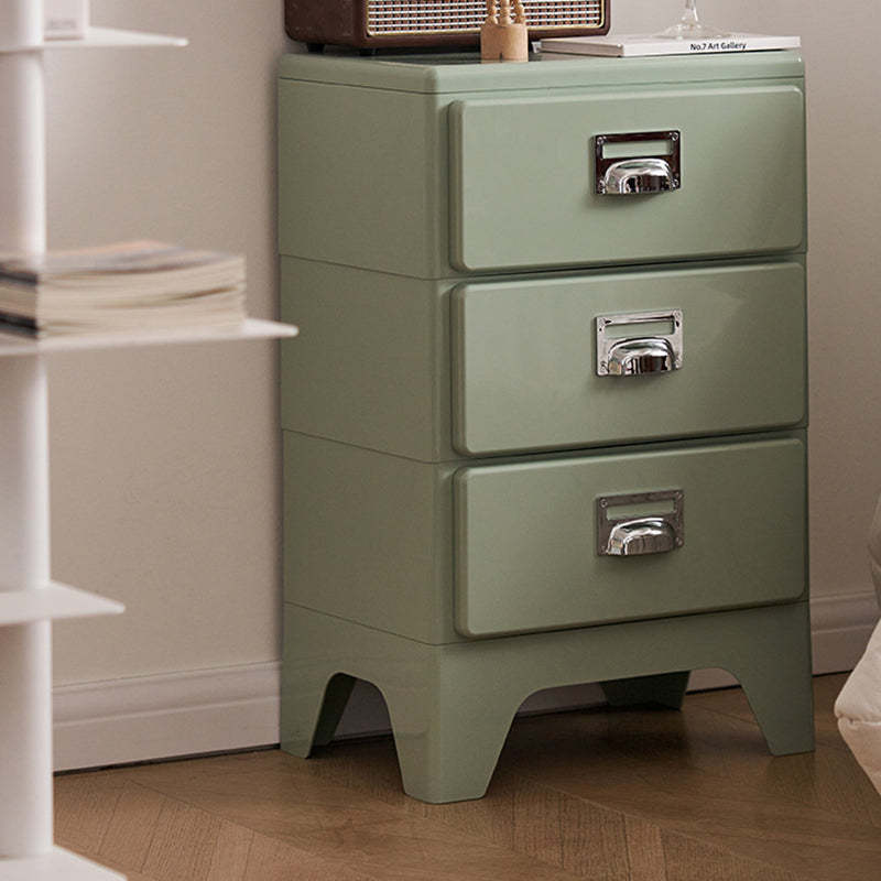 Japanese Macaron 2-5 Drawer Side Table — 5 / Matcha Green