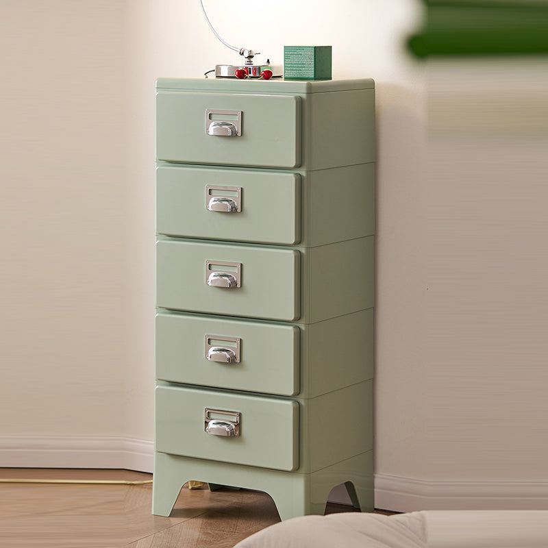 Japanese Macaron 2-5 Drawer Side Table — 5 / Off White