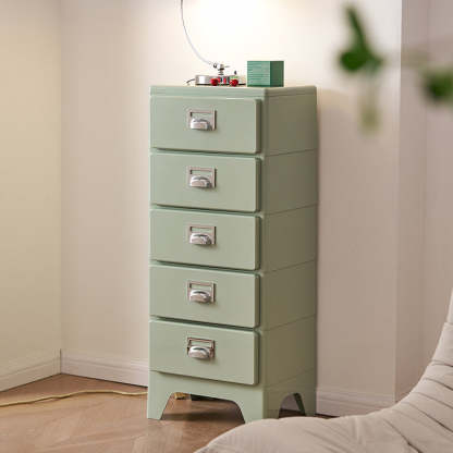 Japanese Macaron 2-5 Drawer Side Table — 2 / Sakura Pink