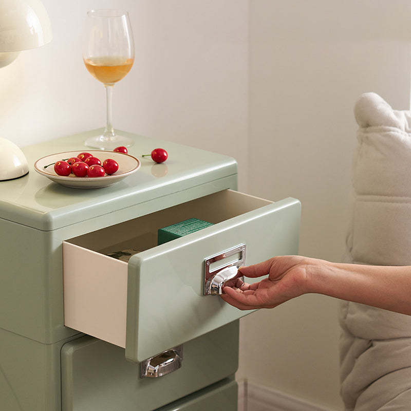 Japanese Macaron 2-5 Drawer Side Table — 4 / Off White