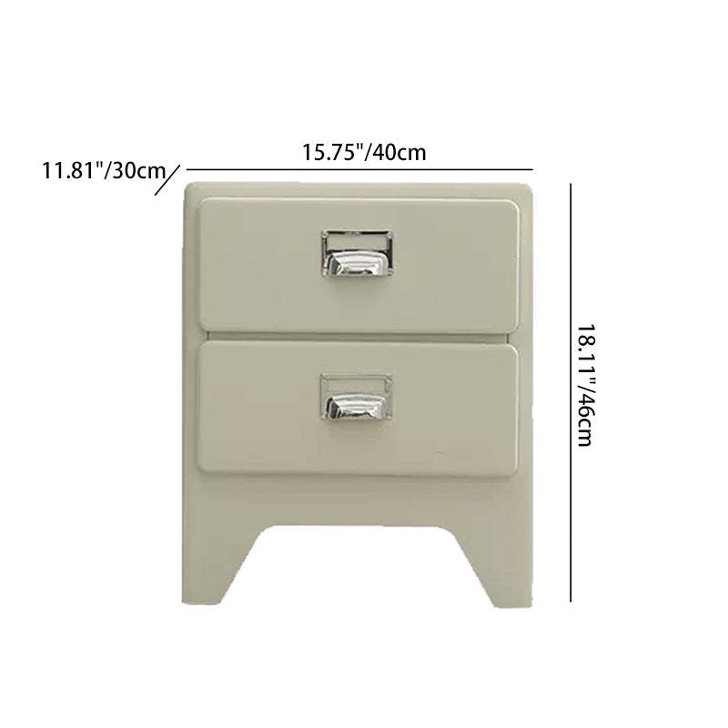 Japanese Macaron 2-5 Drawer Side Table — 2 / Orange
