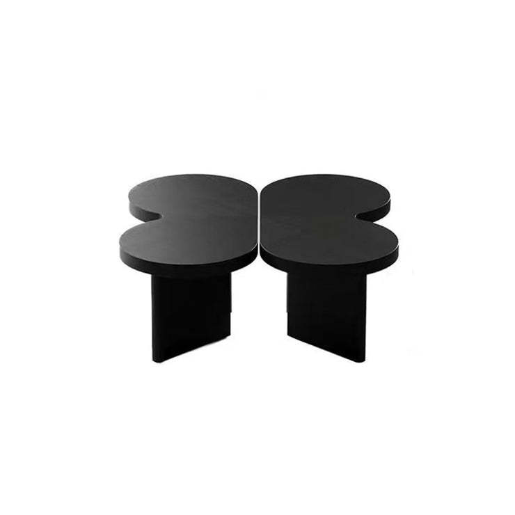 French Splicing Butterfly Rubber Wood Coffee Table