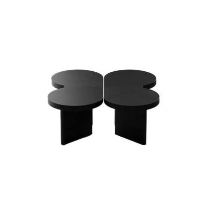 French Splicing Butterfly Rubber Wood Coffee Table