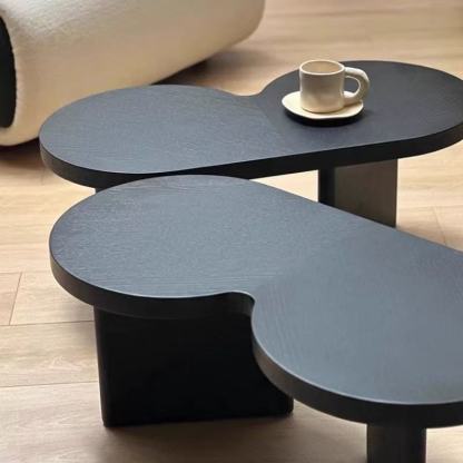 French Splicing Butterfly Rubber Wood Coffee Table