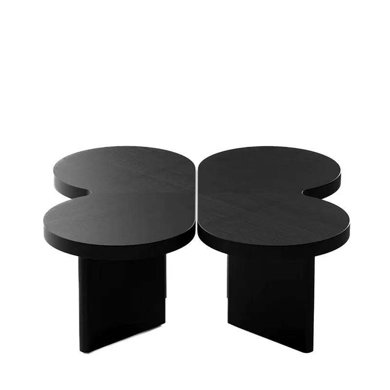 French Splicing Butterfly Rubber Wood Coffee Table