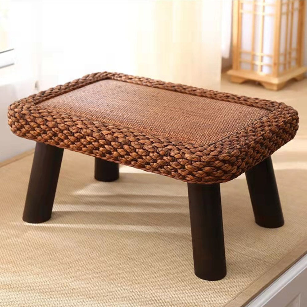Japanese Cottonwood Rattan Coffee Table