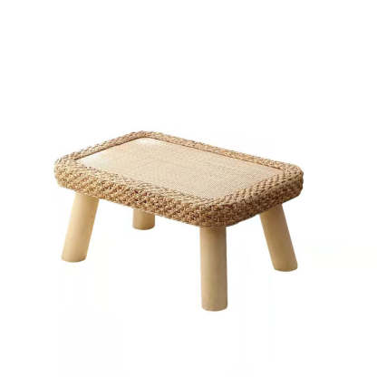 Japanese Cottonwood Rattan Coffee Table