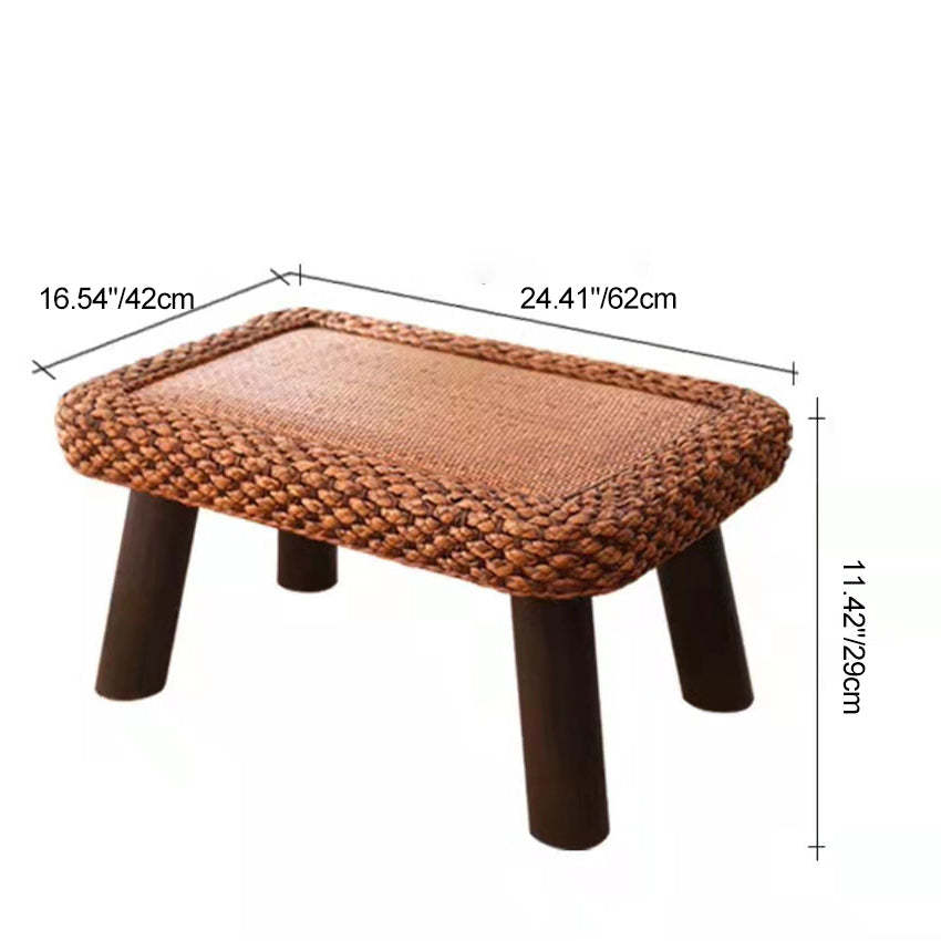Japanese Cottonwood Rattan Coffee Table