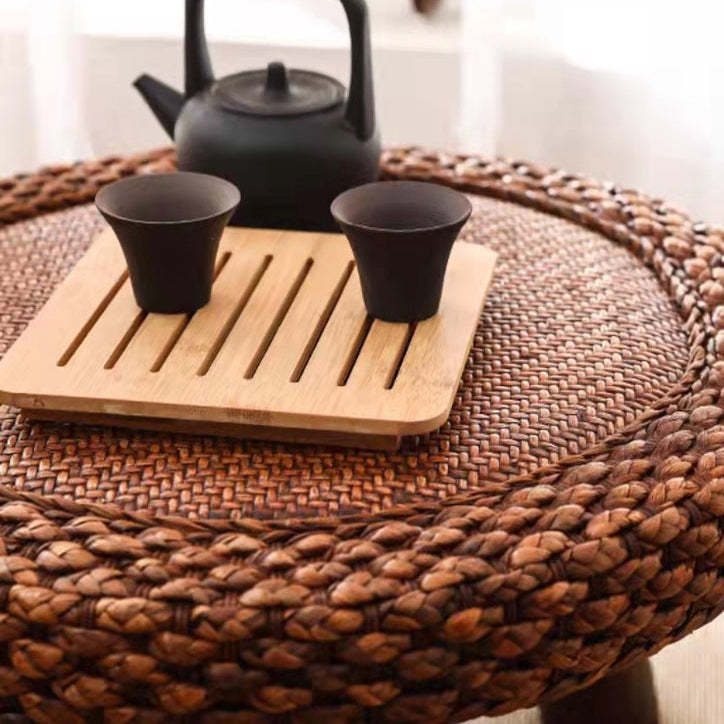Japanese Cottonwood Rattan Coffee Table