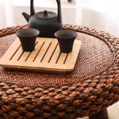 Japanese Cottonwood Rattan Coffee Table